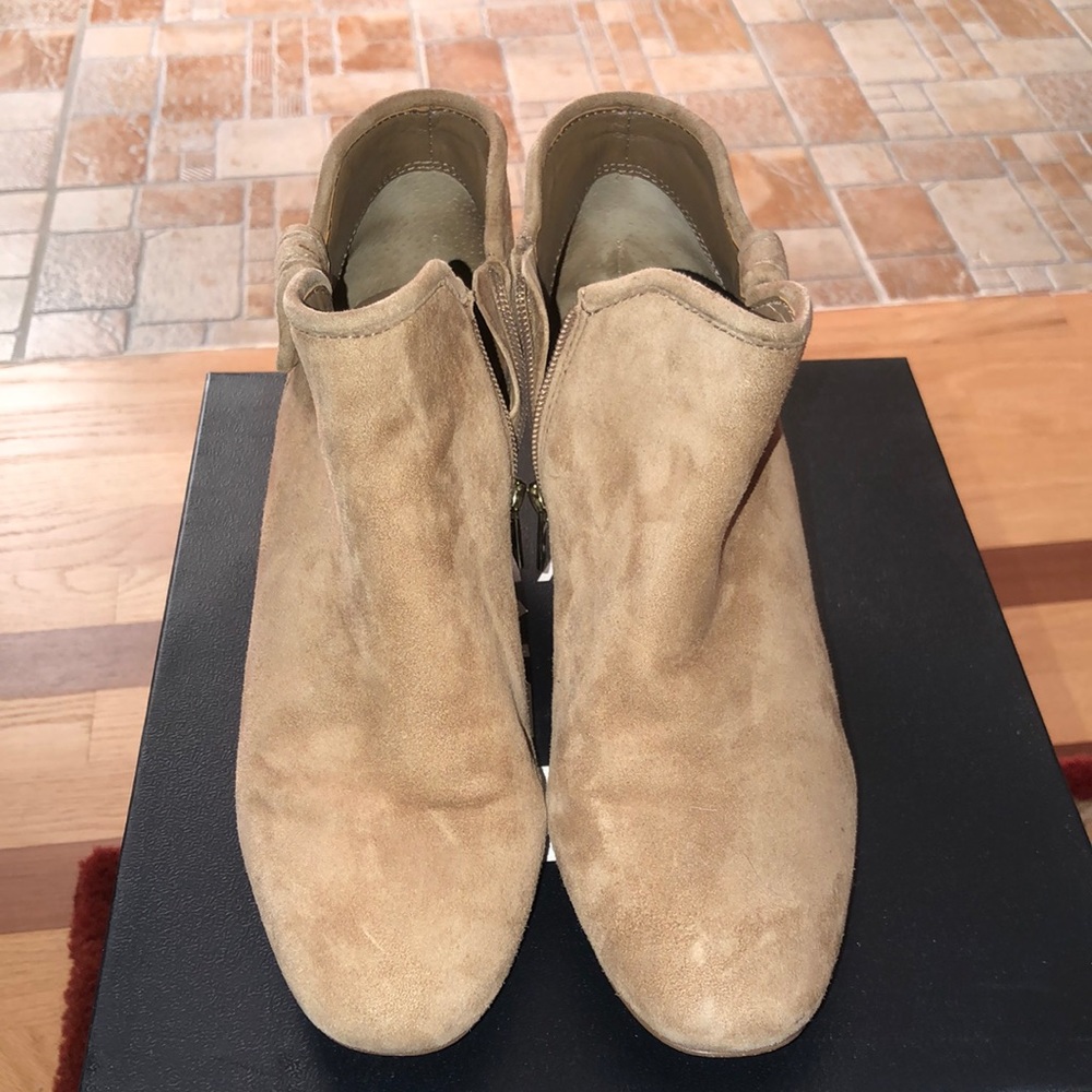 Ivanka Trump Suede Ankle Booties